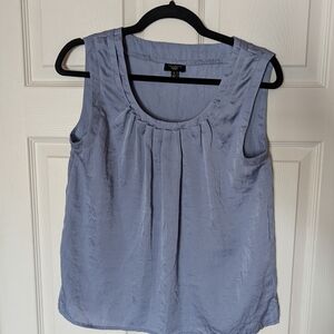 Talbots Lavender Pleated Sleeveless Blouse - Women's